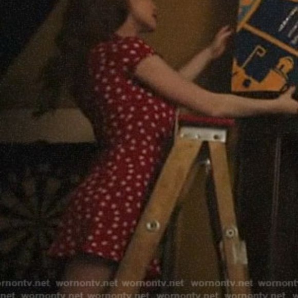 Red Polka Dot Dress, worn on Riverdale by Cheryl Blossom (The Kooples) XS - Picture 7 of 7